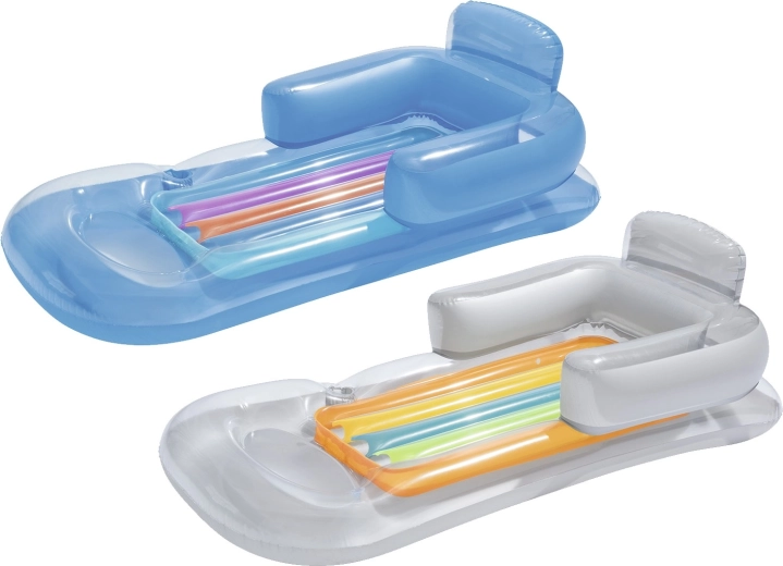 Tumbona inflable con respaldo y portavasos 161 × 84 cm Bestway