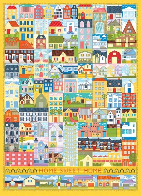 Puzzle Cobble Hill Hogar, dulce hogar 1000 piezas