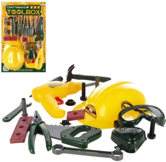 Set de herramientas infantil con casco