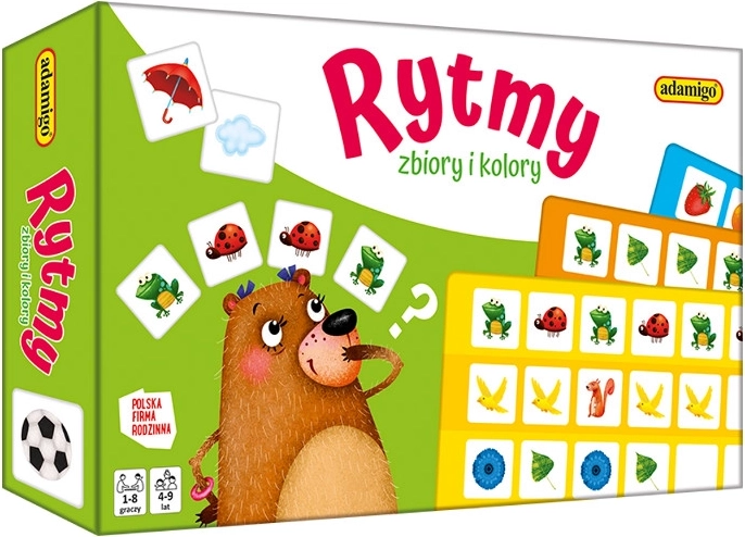Juego educativo de ritmos, colecciones y colores