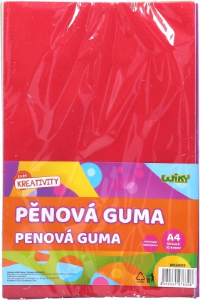 Goma EVA autoadhesiva A4 20x30 cm, 10 uds