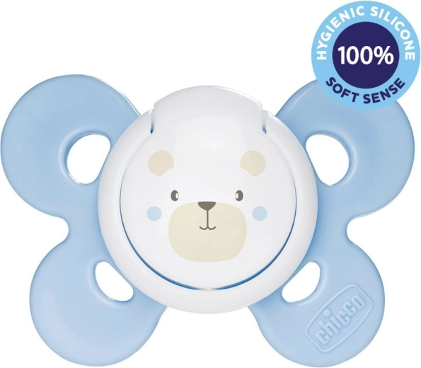 Chupete Chicco Physio Comfort de silicona 2–6 meses, para niños – osito