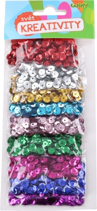 Set de lentejuelas - 9 colores, 27 g