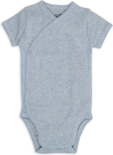Body cruzado Lodger de manga corta melange blue fogg, talla 68