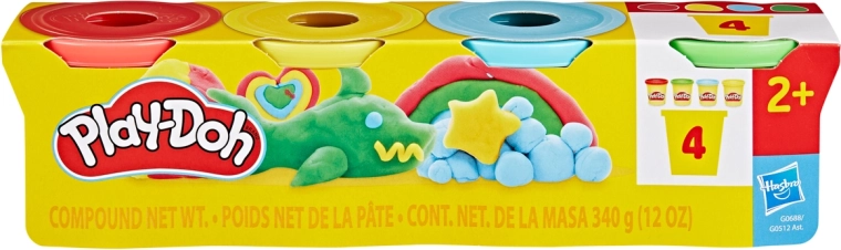 Play-Doh set de plastilina 4×85 g