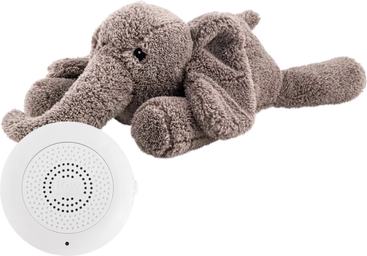 Flow elefante de peluche con latido de corazón George grey