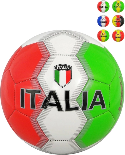 Balón de fútbol Laser tamaño 5 con estampado - 1 pieza