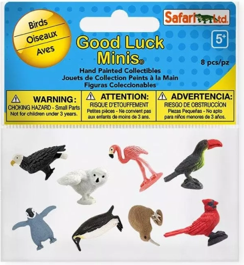 Safari Ltd. mini figuras de pájaros good luck minis funpack