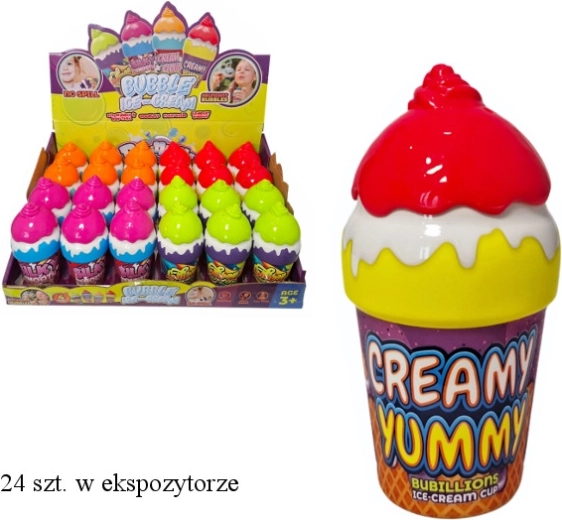 Pompero con forma de helado