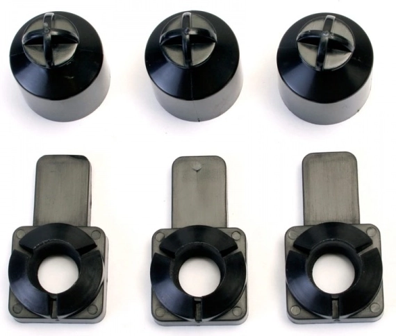 Cabeza de soporte para pistas de slot Carrera Evolution, Digital 132 y Digital 124 (3 uds.)