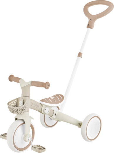 Triciclo de aprendizaje Globber 3v1 plus ecologic coconut