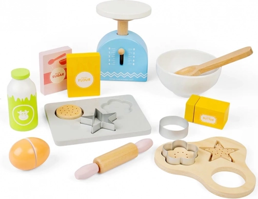 Juego de repostería de madera para niños