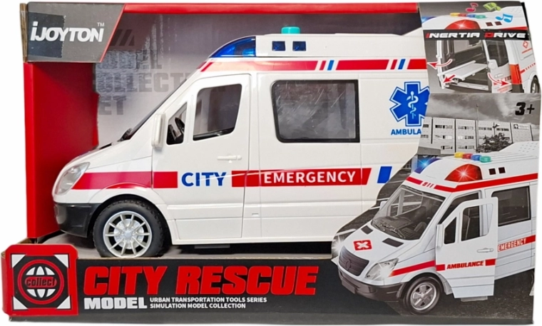 Ambulancia infantil con luz y sonido