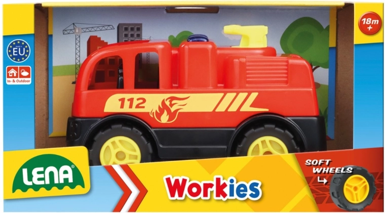 Camión de bomberos LENA Workies de 12 cm