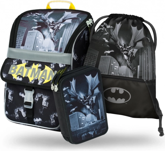 Set de material escolar Zippy Batman Dark City
