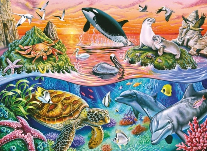 Puzle Océano magnífico XXL de Ravensburger 100 piezas