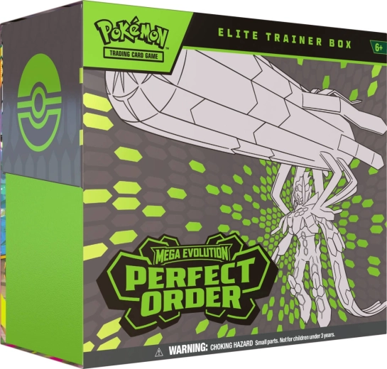 Pokémon TCG Mega Evolution 03 Perfect Order caja de Entrenador Élite