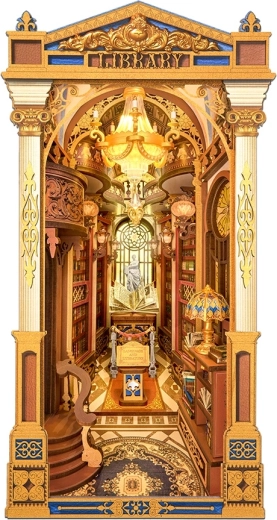 RoboTime rincón de lectura Biblioteca de las Maravillas – Rompecabezas 3D DIY con LED