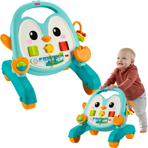 Fisher-Price andador musical y correpasillos pingüino 2 en 1