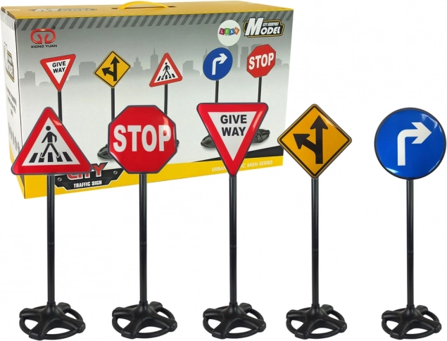 Gran set educativo de señales de tráfico 82 cm