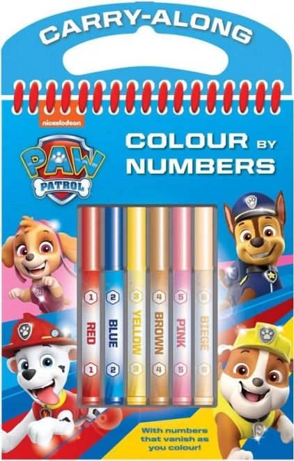 La Patrulla Canina – colorear con rotuladores por números