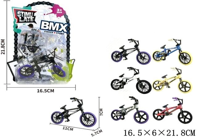 Bicicleta BMX mini para dedos Gazelo - 1 unidad