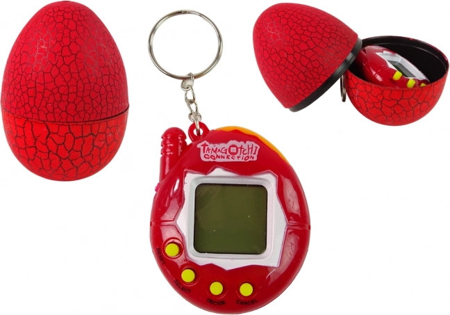 Tamagotchi en un huevo, mascota electrónica – rojo