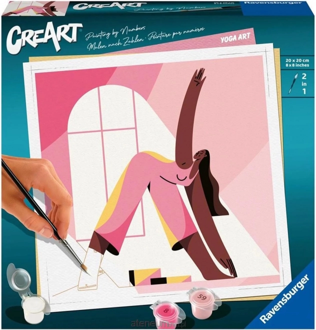 CreArt Yoga: pintar por números