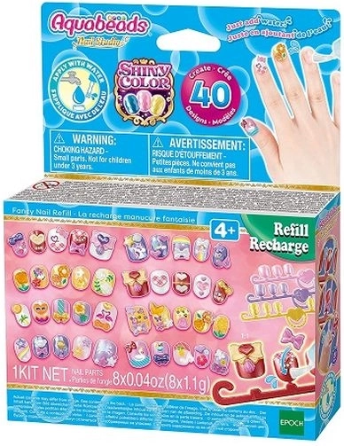 Aquabeads Studio para uñas – set de recambio Shiny Color