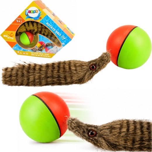 Pelota interactiva resistente al agua con hurón de peluche