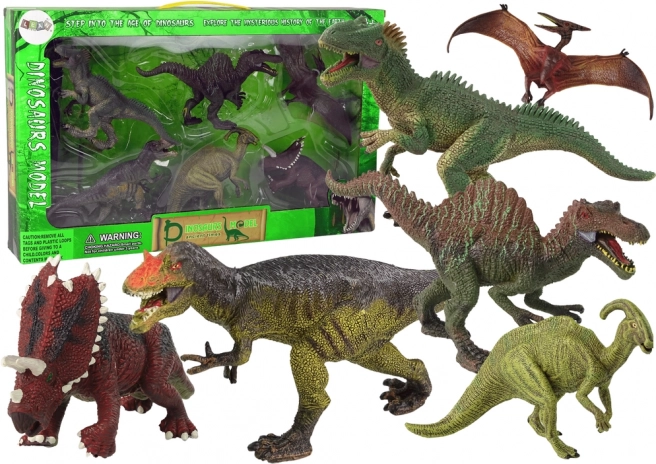 Set de dinosaurios: 6 figuras grandes