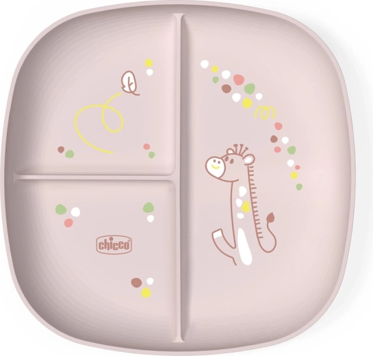 Plato dividido Chicco azul 12m+