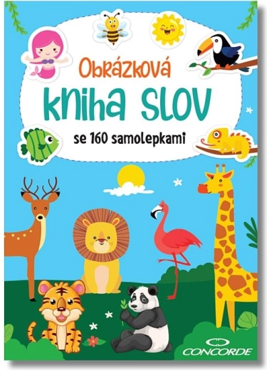Libro ilustrado de palabras con pegatinas CONCORDE