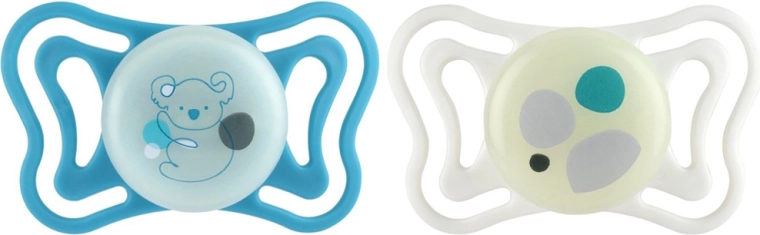 Chupetes Chicco Physioforma light de silicona ortodónticos neutral 16–36 m, 2 uds