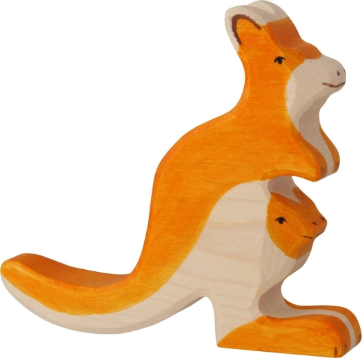 Holztiger canguro con cría - 1 unidad