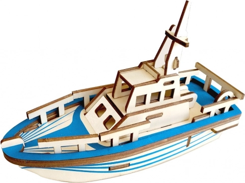 Puzzle 3D de madera Barco