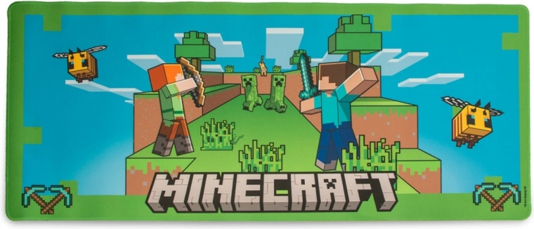 Alfombrilla de ratón gaming MINECRAFT 80 × 35 cm