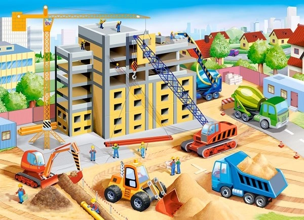 Puzzle Gran Obra en Construcción 70 Piezas