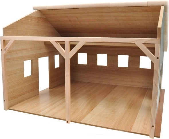 Kids Globe garaje de madera y cobertizo para tractores 1:16 - 1 pieza