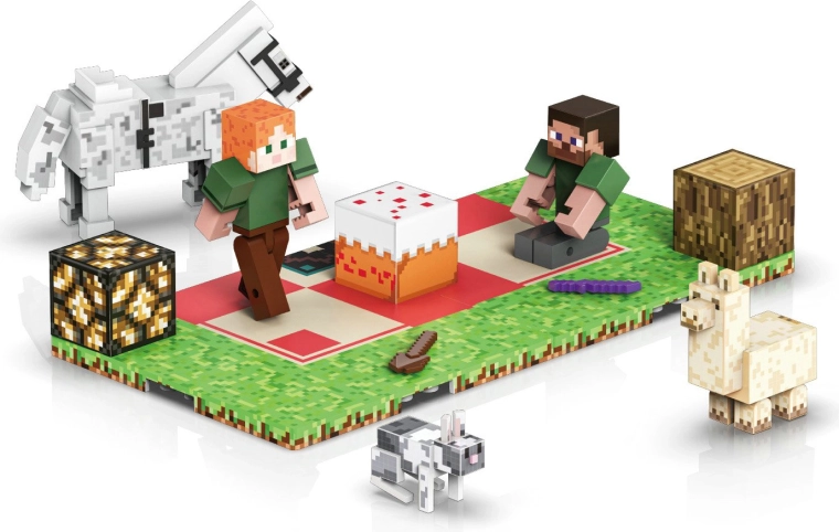 Set de construcción magnético 3D Magnet World Picnic, 44 piezas