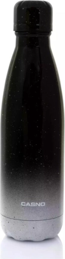 Botella térmica de agua Casno Broad Peak 500 ml negra - 1 pieza