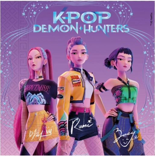 Servilletas de papel Demon hunters – K-POP, 33 × 33 cm (20 uds.)