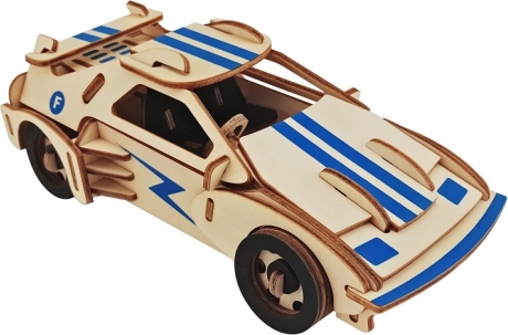 Woodcraft rompecabezas 3D de madera Coche de carreras