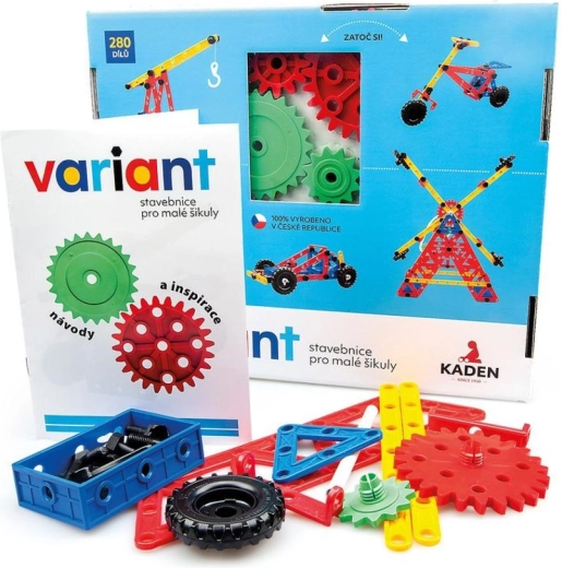 Juego de construcción Variant 280 piezas en caja 33 × 28 cm