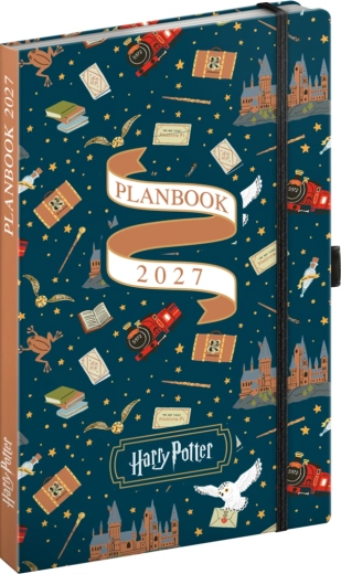 Planbook Notique de agenda y cuaderno de notas Harry Potter – Expreso de Hogwarts 2027, 13 × 21 cm