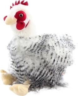 Gallina de peluche con huevo 20 cm eco-friendly