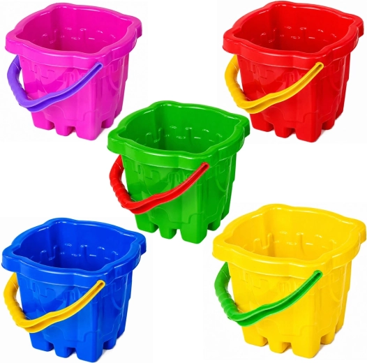 Cubo castillo para arena – mix de colores