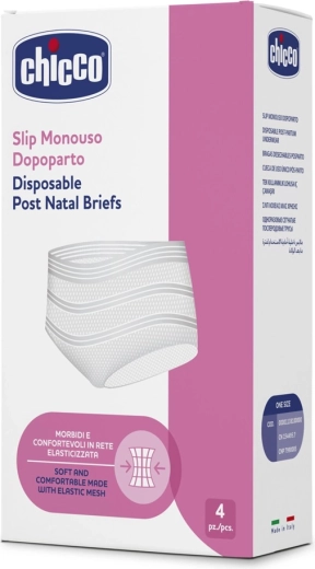Braguitas elásticas de malla desechables Chicco, 4 uds.