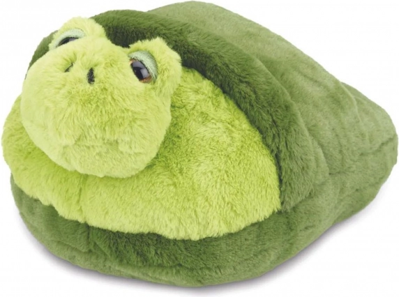 Cozy Noxxiez pantufla de peluche calentita tortuga