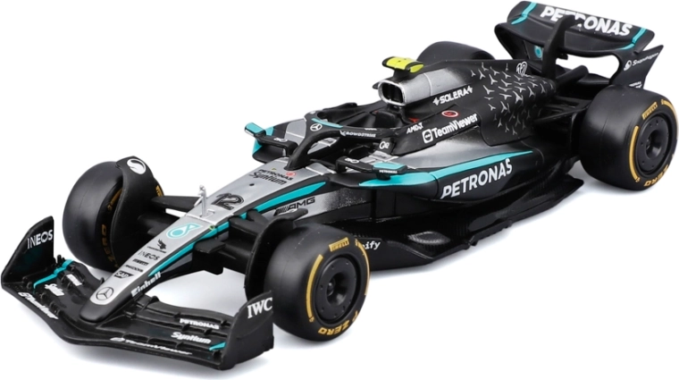Modelo Bburago F1 Mercedes‑AMG Petronas W16 2025 Kimi Antonelli 1:43